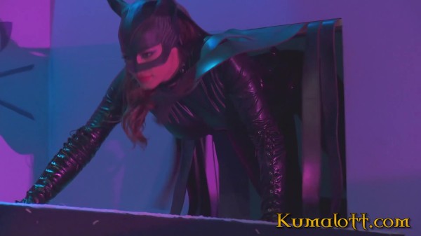 Busty Batgirl and Catwoman Babe in Cosplay Orgy Porn Photo with Madelyn Marie, Mark Davis, Pike Nelson, Aleksa Nicole naked