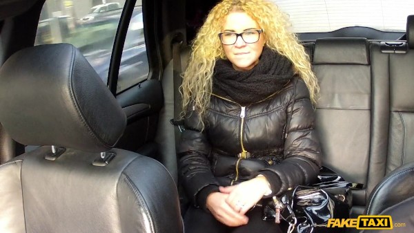 Fake Taxi - Frizzy Haired Blonde Gets A Mouthful of Cabbie Cock