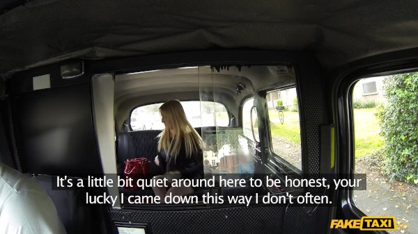 Fake Taxi - Scottish Blonde Has No Choice But To Swallow Up Cabbie's Cock