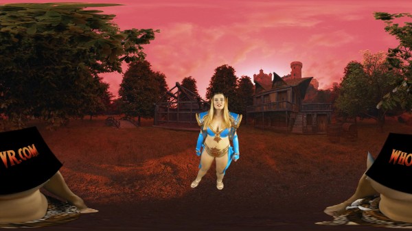 Whorcraft Priest Dakota Rain Wants to Slay Your Dragon in 360 VR Porn Photo with Dakota Rain naked