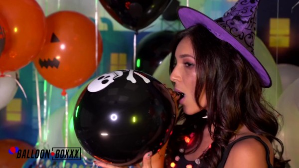 Kitty Carrera Sexy Witch Halloween Balloon Bash - AmateurBoxxx Porn Photo with Kitty Carrera naked