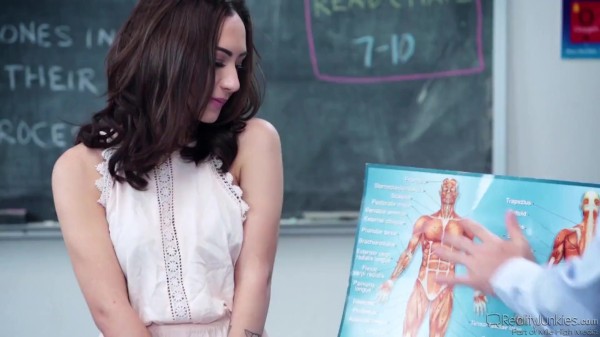 MileHigh - Student Lily Jordan Needs A Lot Of Help With Her Anatomy Porn Photo with Lily Jordan naked