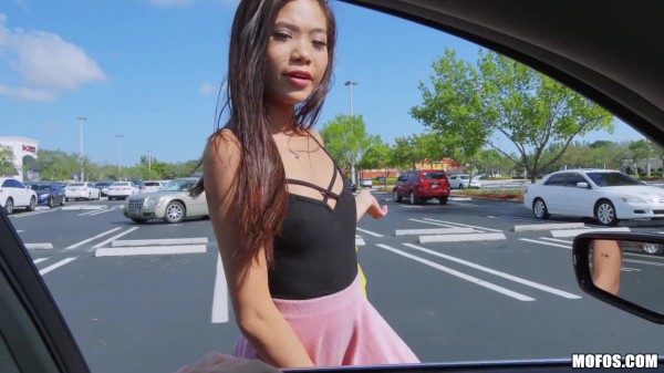 Mofos - Petite asian Vina Sky fished from the street & fucked hard in a car