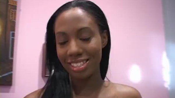 SEXY EBONY BABE MAHLIA MILAN BLOWJOB AND CUM ON TITS Porn Photo with Mahlia Milian naked