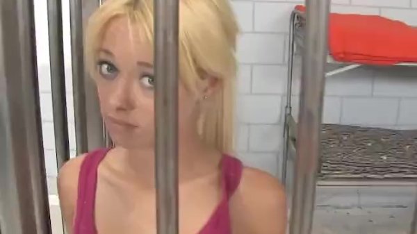 TEEN REBECCA BLUE JERKS OFF TWO GUYS IN JAIL