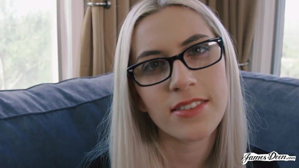 NERDY BLONDE NIKI SNOW TAKES A MASSIVE COCK THAT LEAVES HER PUSSY GAPING Porn Photo with James Deen, Niki Snow naked