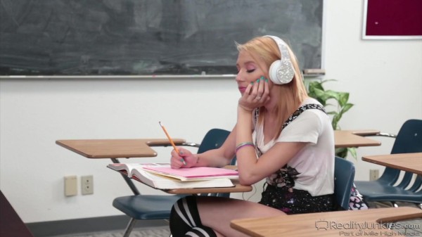 Reality Junkies - Cute Babe Cece Capella Has Detention In Mr. Mountain's Class