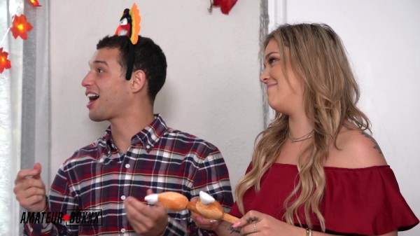 Crazy Cuckold Threesome Thanksgiving - Amateur Boxxx