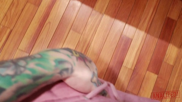 ANALIZED - Tattooed Babe Baby Sid Ass Fucking POV