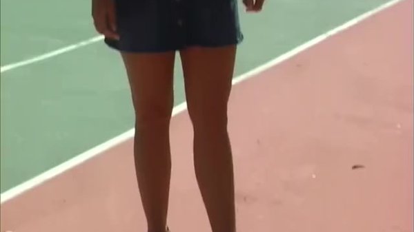 Cute babe decided to take some lessons of tennis Porn Photo with Serena South naked