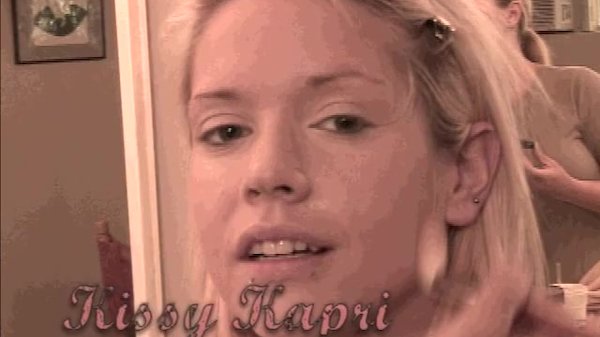 Sexy blond bitch gets tight ass &amp;pussy waxed &amp; gets cumshot after giving BJ Porn Photo with Kissy Kapri naked