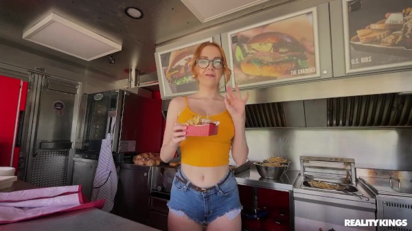 Reality Kings - Redhead Scarlett Jones Finally Achieves Her Dream To Fuck Her Man In A Food Truck Porn Photo with Charli Dean, Scarlett Jones naked