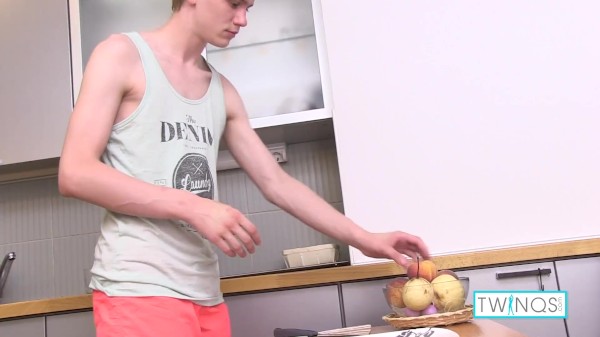 Anal Beads on His Tight Hole! Tall Twink Liam Strokes His Teen Meat While Fucking His Ass!