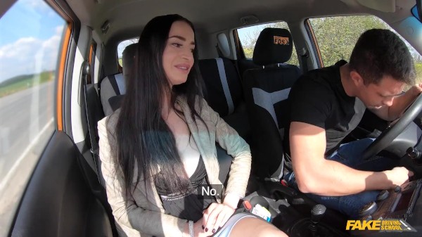  DRIVING  - Gorgeous Silvia Sin Decides To Teach A Sexual Lesson Rather Than A Driving One Porn Photo with Jimmy Bud naked