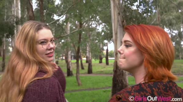 Buxom Lesbians with Massive Tits Pick Mushrooms and Fuck