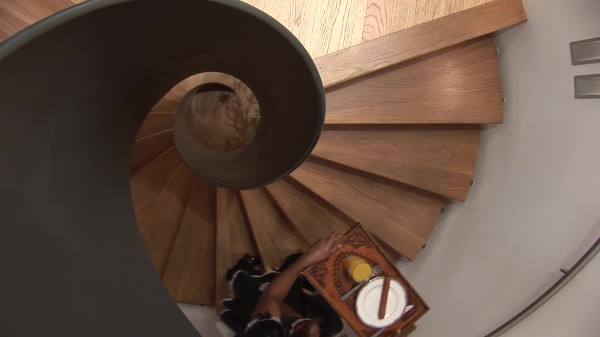 Hot Ebony Maid Is Sucking Her Master's Cock in Bed