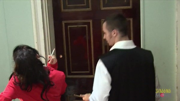 Teacher Bangs a Busty Brunette Slut in a Sexy Uniform