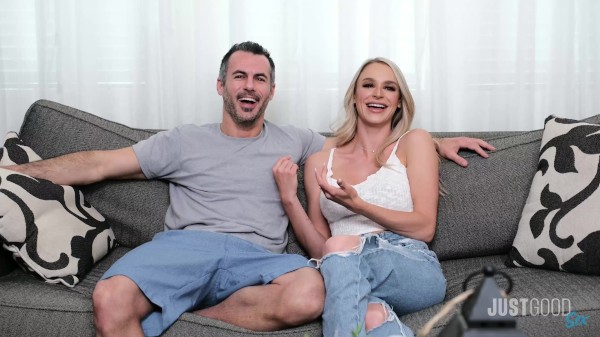 Interview with Emma Hix leads to steamy sex Porn Photo with Emma Hix, Brock Cooper naked