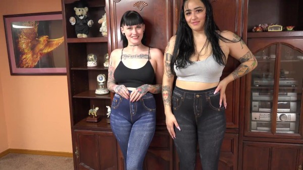 ChickPass 4k - Indigo Dances and Tiffany Nacke give head in tight jeans Porn Photo with Tiffany Nacke naked