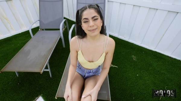 MOFOS - Hunk JMac Gives Angel Gostosa Unforgettable Sex At The Backyard When Nobody Is Around Porn Photo with Angel Gostosa naked