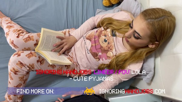 Cumming on her Pyjamas meanwhile she watches second cumshot ruined in her small warm hands with oil Porn Photo with  naked