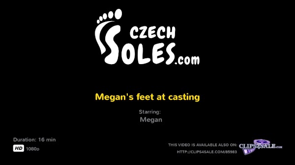 Megan's feet at casting (18 y/o feet, high heels, foot babe, long toes, sexy feet, soft soles, toes) Porn Photo with  naked